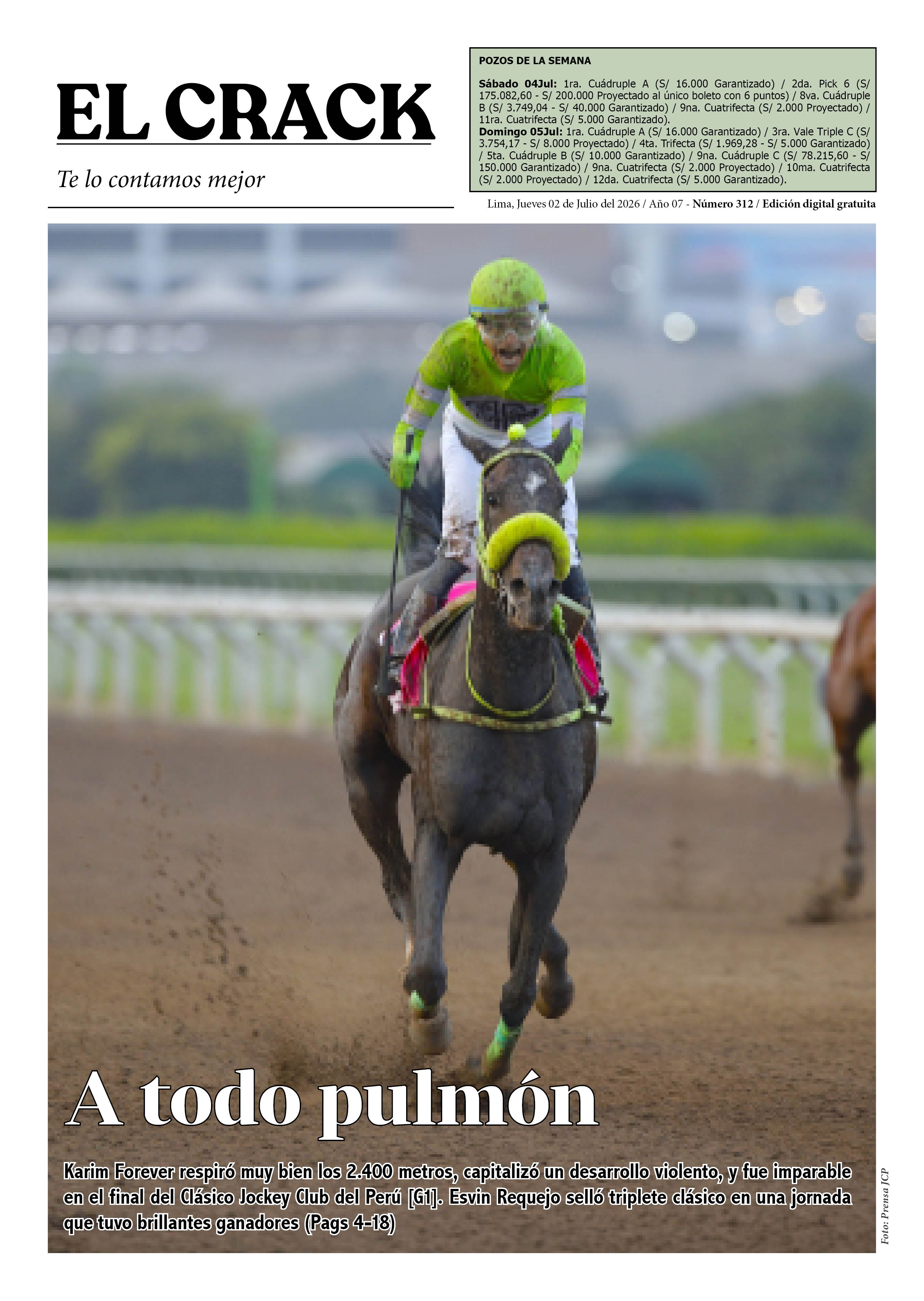 Portada de El Crack N.º 312
